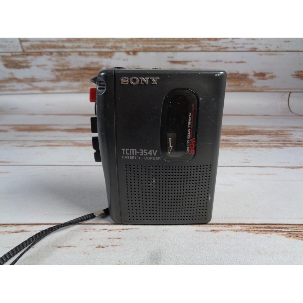 Sony TCM-354V Handheld Cassette Voice Recorder Parts/Repair Untested